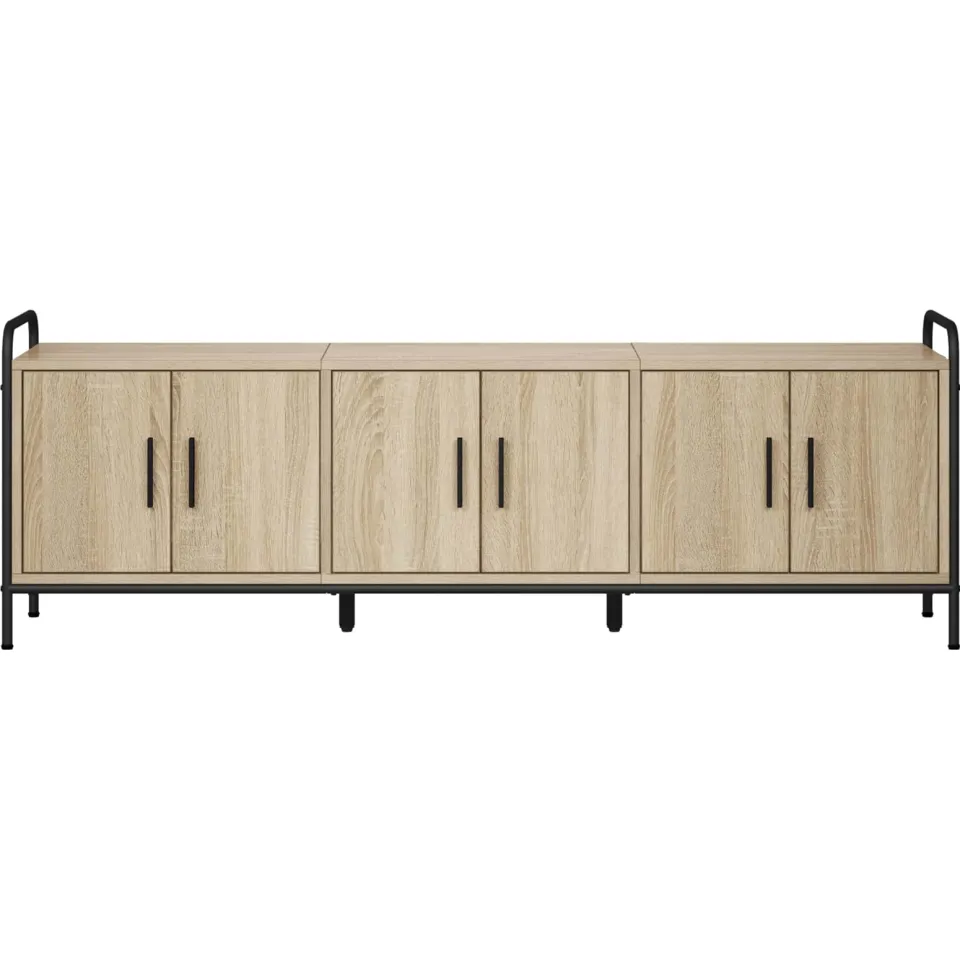 vidaXL Tv-meubel 146 x 33 x 50 cm Sonoma Eiken Bewerkt hout, foto 3