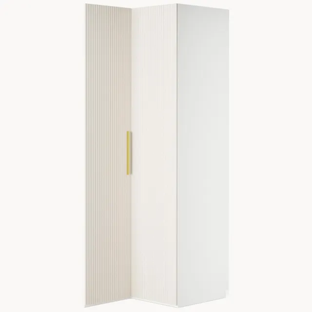 Westwing Collection Modulaire hoekkast Simone, 115 cm breed Beige