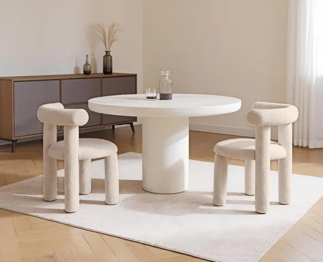 BonBonVibes Set van 2 Eetkamerstoelen Kaki – Zacht Gestoffeerde Stoelen zonder Armleuningen – Moderne Keukenstoelen & Accentstoelen voor Eetkamer, Woonkamer en Keuken