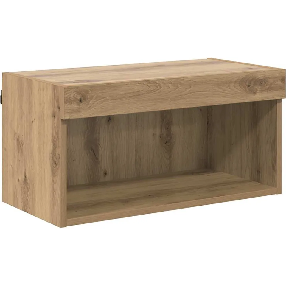 vidaXL Tv-meubelset 60 x 30 x 30 cm Artisan Eiken Bewerkt hout Bruin