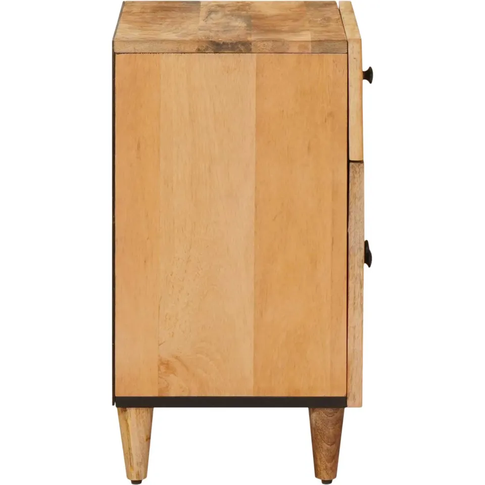 vidaXL Nachtkastje Bruin 50 x 33 x 60 cm Massief Mango Hout, foto 4