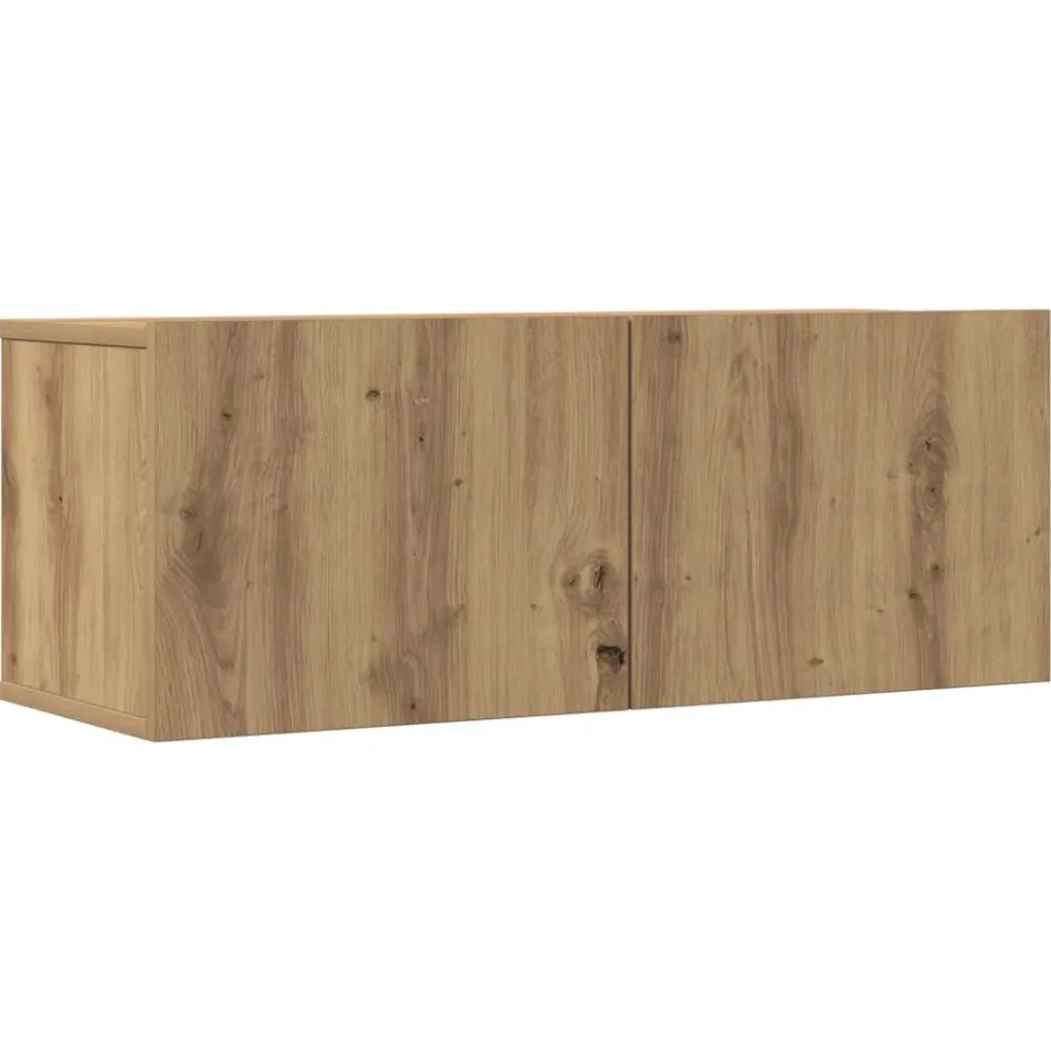 vidaXL 5-delig Tv-meubelset wandmontage bewerkt hout artisanaal eiken, foto 3