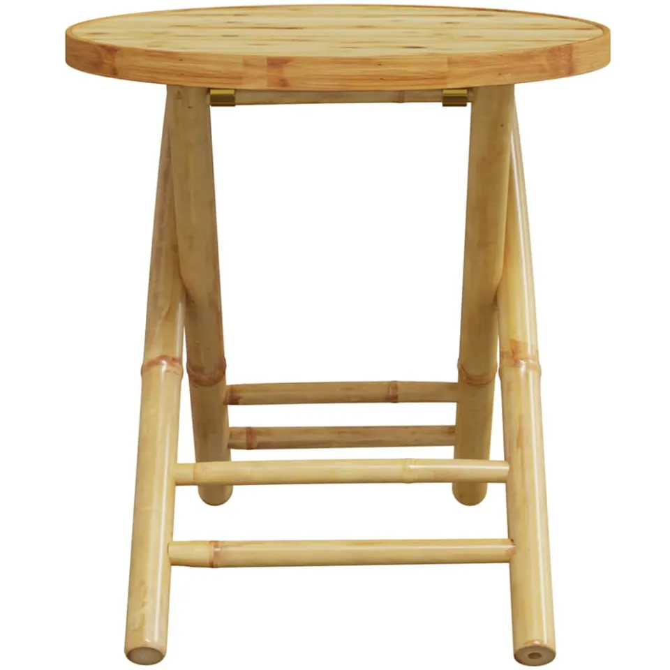 vidaXL Tuintafel inklapbaar Ø 45x45 cm bamboe bruin, foto 4