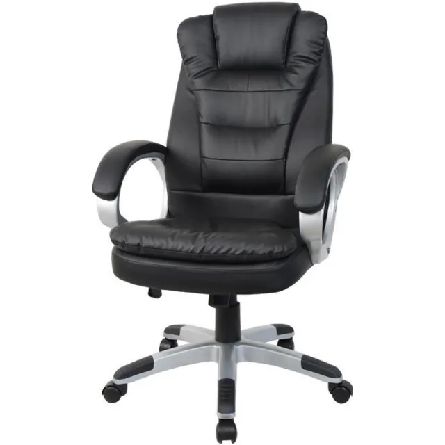 VDD Gaming Bureaustoel - Directiestoel - Directiestoel Bureaustoel - Luxe Bureaustoel - Ergonomische Bureaustoel - Bureaustoelen voor Volwassenen - Bureau stoel - Stoel - Directiestoel Ergonomisch - Gamestoel - Verrijdbaar - Zwart