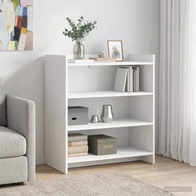 vidaXL Dressoir Wit 75 x 36 x 80 cm Bewerkt hout, foto 2