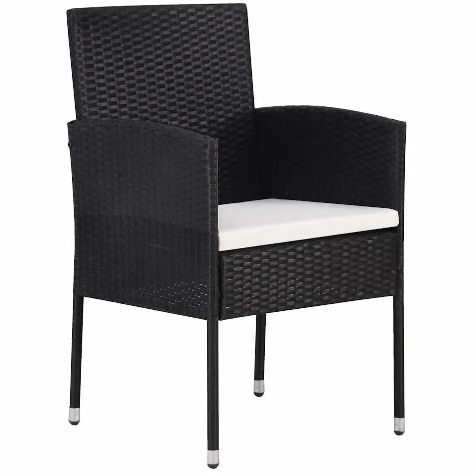 vidaXL 5-delige Tuinset zwart, foto 3
