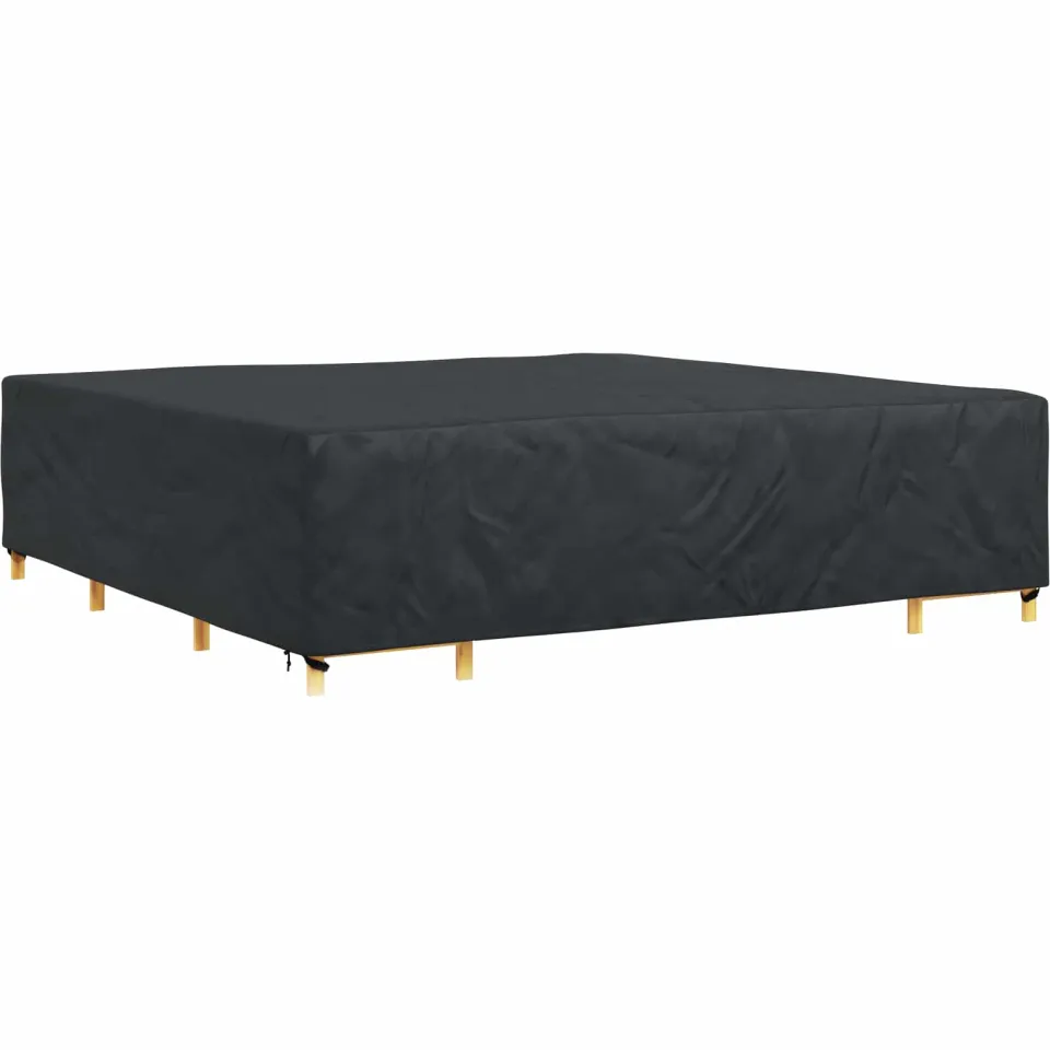 vidaXL Meubelhoes Effen Zwart 300 x 300 x 70 cm, foto 2