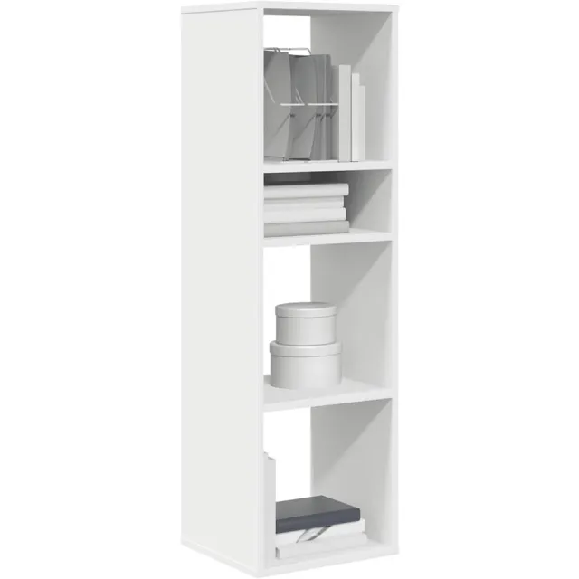 vidaXL Boekenkast 34x31x112 cm bewerkt hout wit