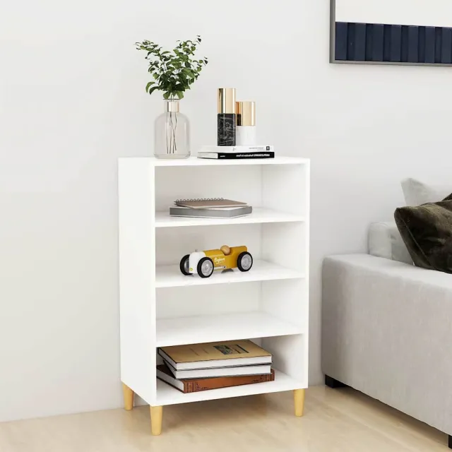 vidaXL Dressoir 57x35x90 cm bewerkt hout wit