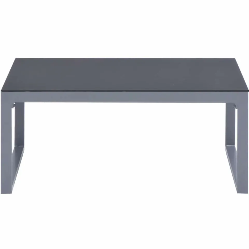 vidaXL Salontafel 90x50x40 cm aluminium grijs, foto 2