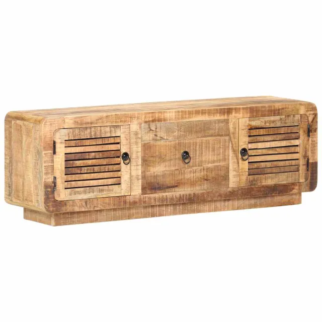 vidaXL Tv-meubel 120x30x40 cm ruw mangohout Bruin