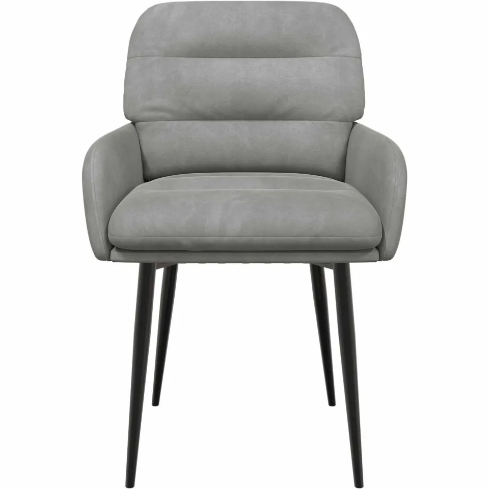 vidaXL Eettafelstoelen 2 st fluweel Lichtgrijs 59 x 59,5 x 90 cm