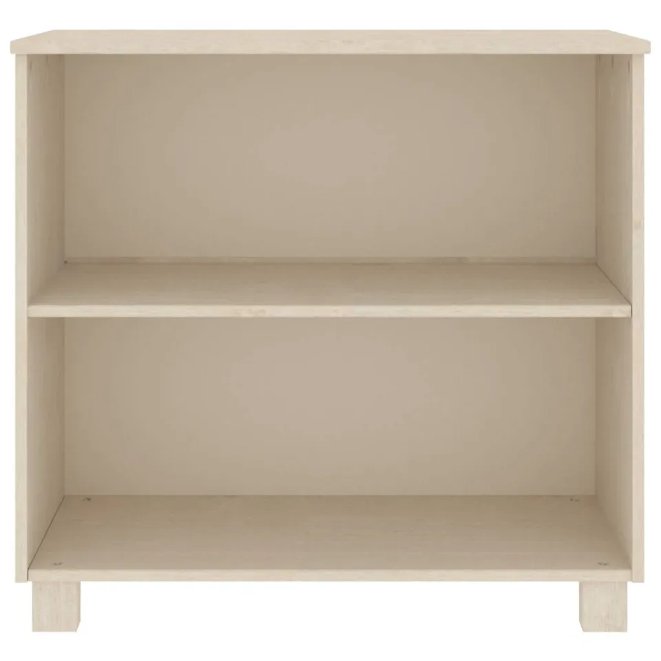 vidaXL Dressoir HAMAR 85x35x80 cm massief grenenhout honingbruin
