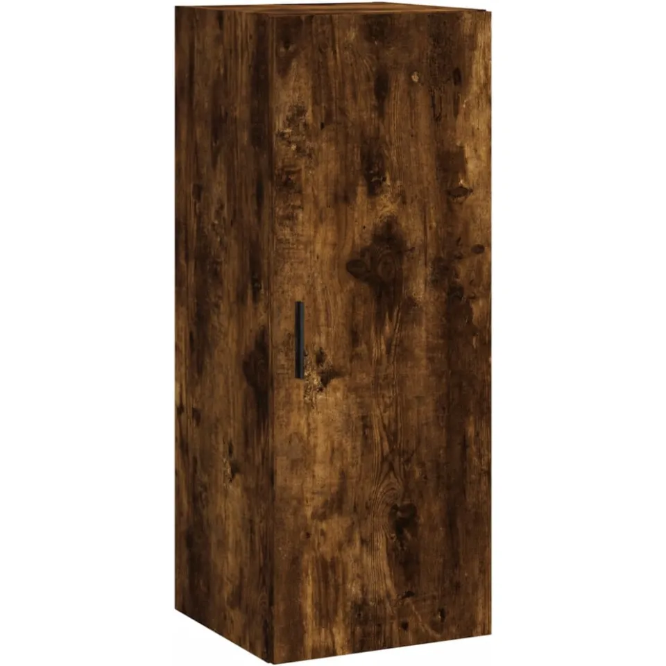 vidaXL Bovenkast 34,5x34x90 cm gerookt eikenkleurig Bruin