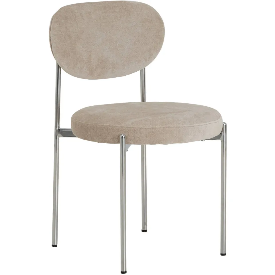 NOUS Living eetkamerstoel Kian beige, foto 3