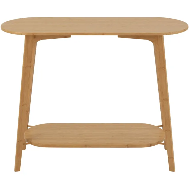 J-Line console Square - bamboe - naturel