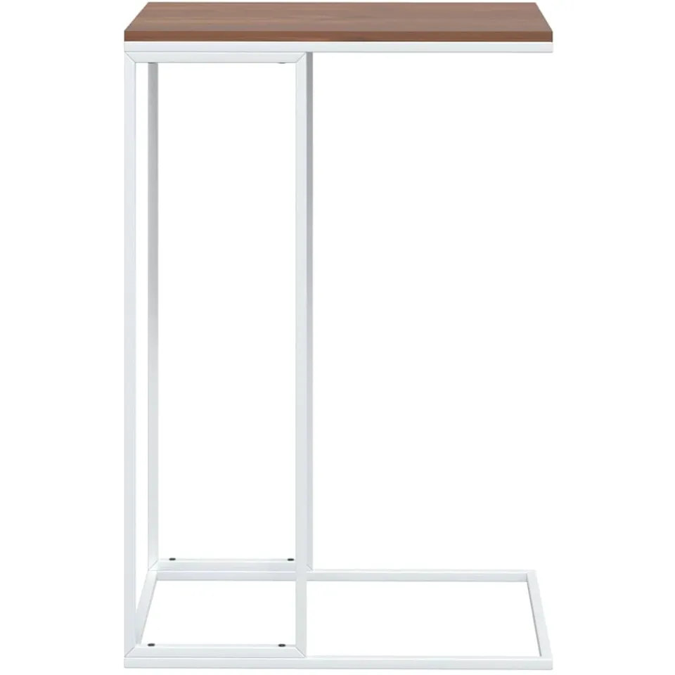 vidaXL Bijzettafel 40x30x59 cm bewerkt hout wit