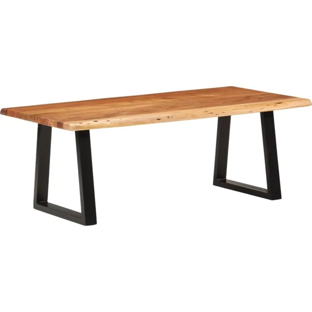 vidaXL Salontafel 110x55x40 cm massief acaciahout Bruin