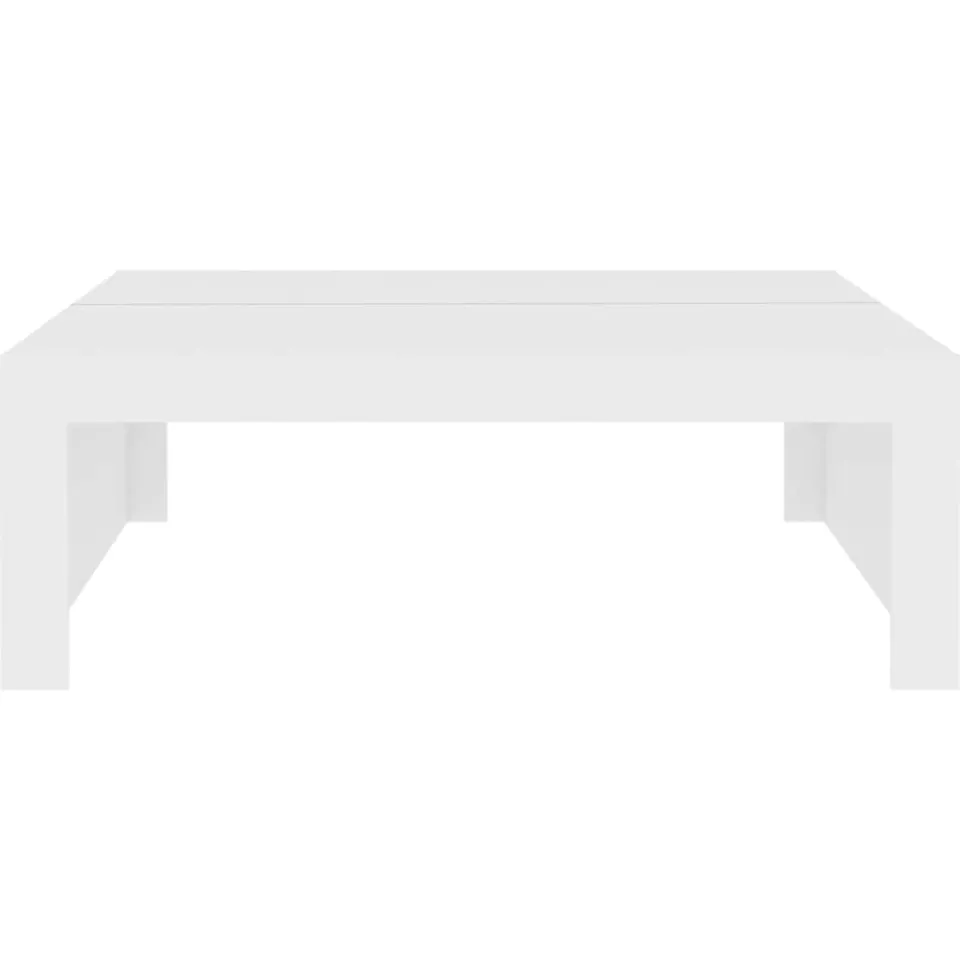 vidaXL Salontafel 100x100x35 cm bewerkt hout wit
