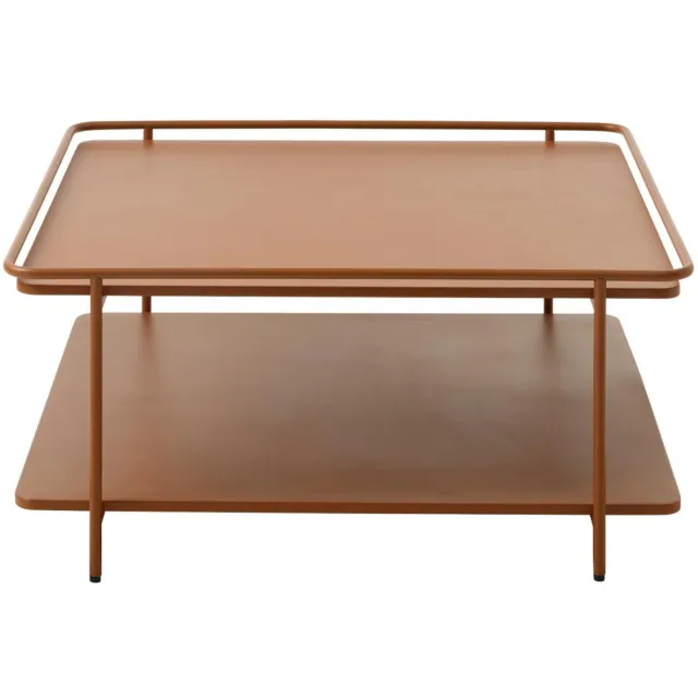Nordic Home Millie salontafel 75x75 cm - terracotta