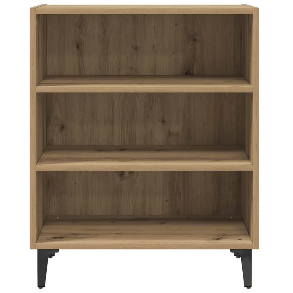 vidaXL Dressoir 57x35x70 cm bewerkt hout artisanaal eikenkleurig, foto 4