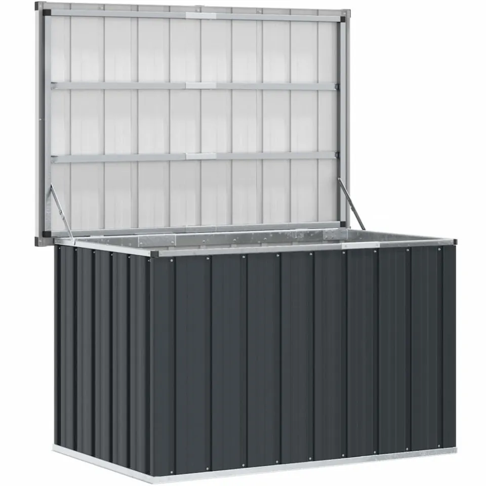 vidaXL Tuinbox 109x67x65 cm antraciet, foto 2