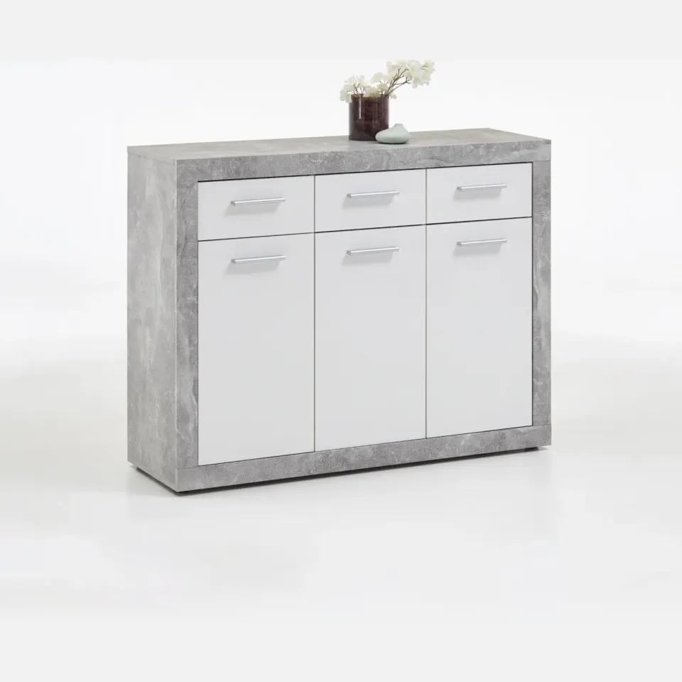 dressoir Nordin beton wit, foto 2