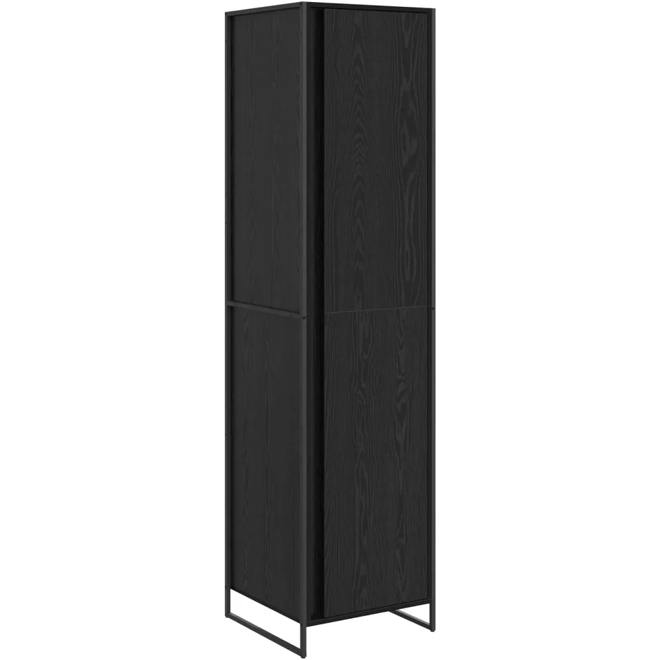 vidaXL Warderobe Zwart Eiken 50 x 50 x 200 cm, foto 4