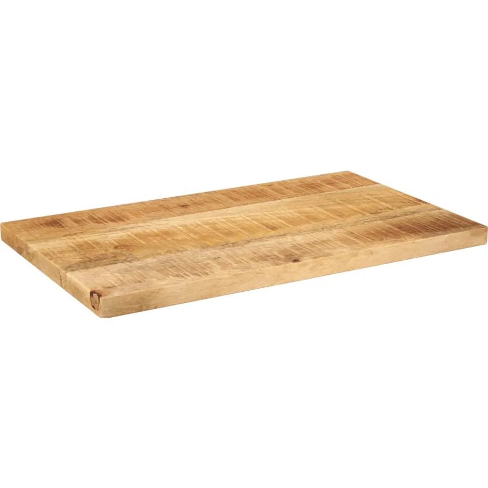 vidaXL Tafelblad rechthoekig 60x20x3,8 cm massief ruw mangohout Bruin