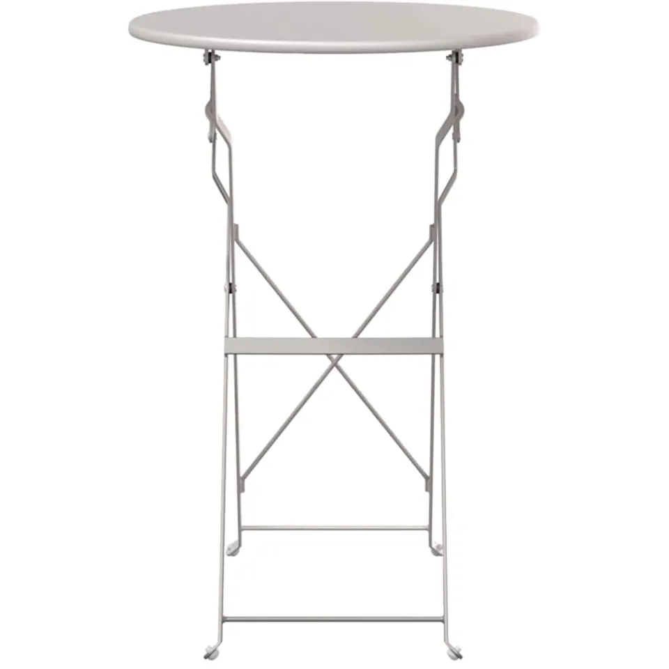 vidaXL Bistrotafel Beige Ø 50 x 71 cm Poedercoating staal, foto 4