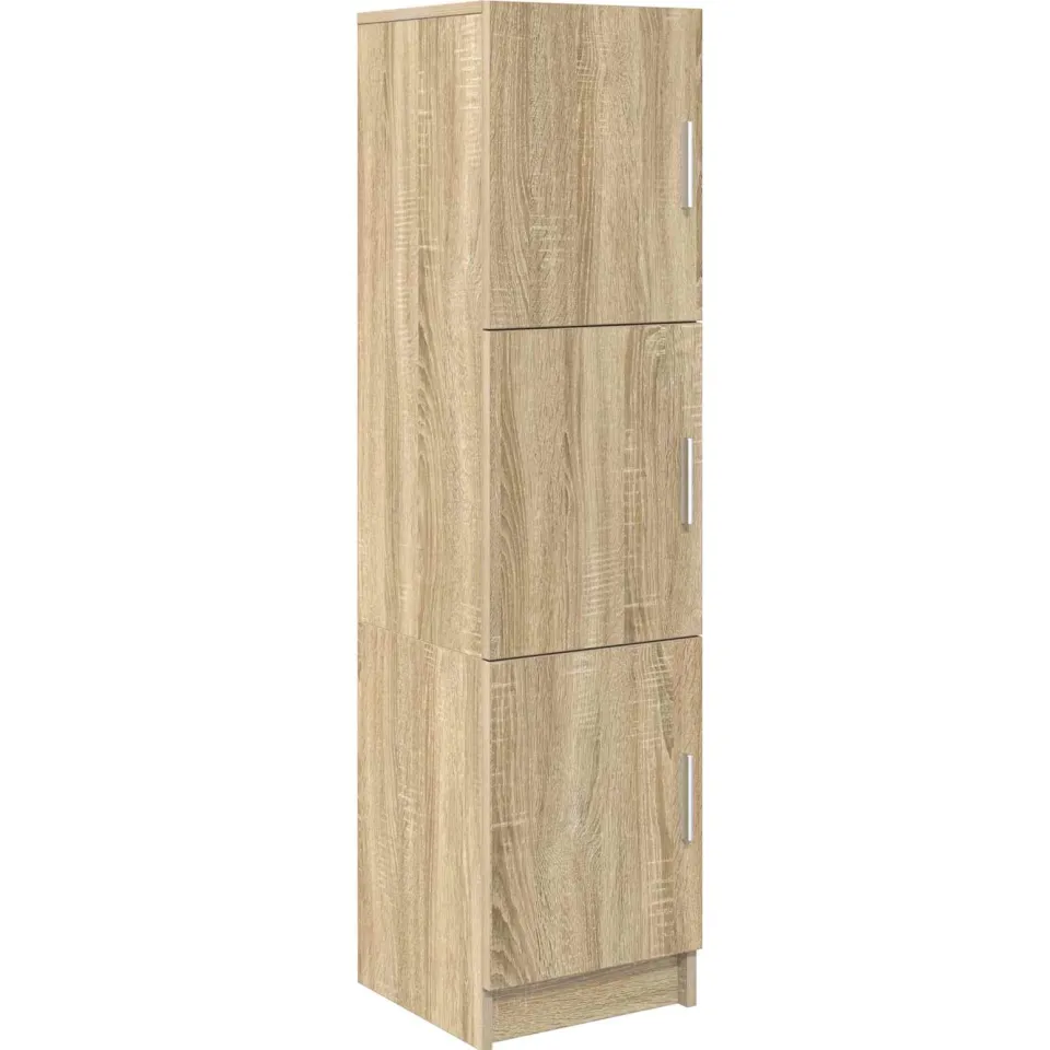 vidaXL Hoge kast Sonoma Eiken 31.5 x 32 x 122.5 cm, foto 3
