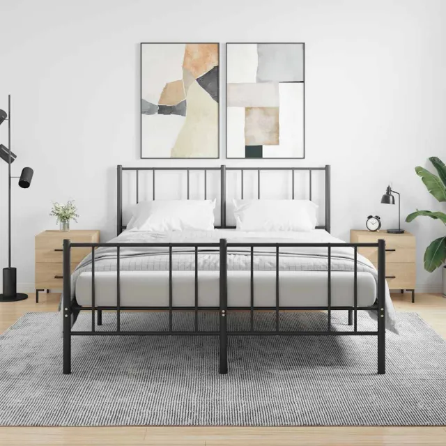 vidaXL Nachtkastjes 2 st 40x35x47,5 cm bewerkt hout sonoma eikenkleur, foto 2