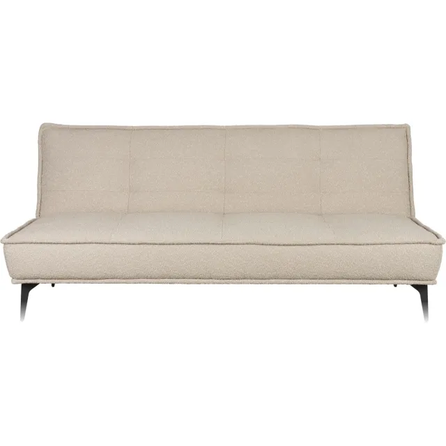 Housecraft Living Cielke Slaapbank 2 persoons/ Logeerbed/ Bedbank Grijs Beige