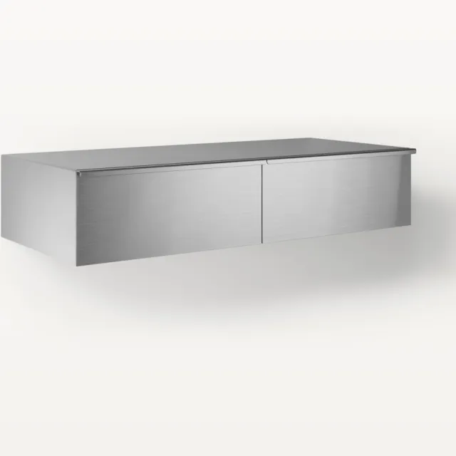 Westwing Collection Wandconsole Carlo Zilverkleurig
