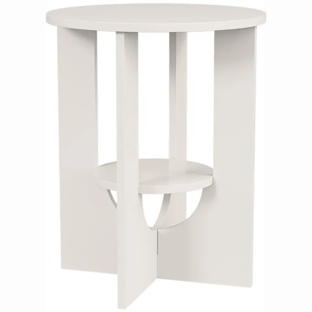 Vicco Vareo Salontafel – 40 x 40 cm Wit