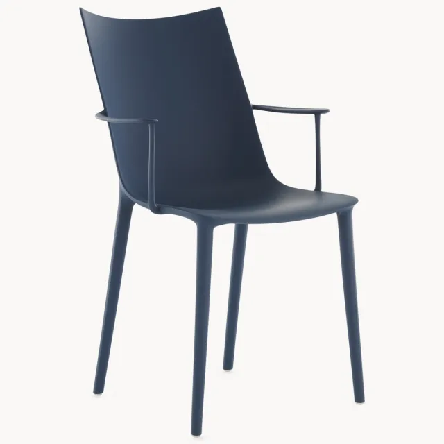 Kartell Kunststof stoel H. H.H. Blauw