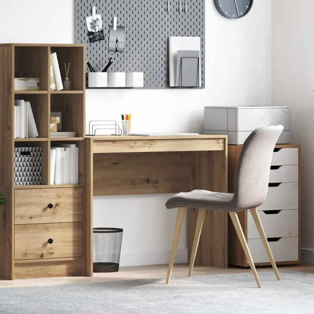vidaXL Bureau Artisan Eiken 90 x 40 x 76 cm, foto 2