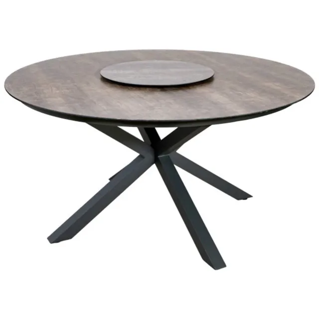 SenS-Line Tuintafel Atalanta rond keramiek Ø145 cm - Naturel