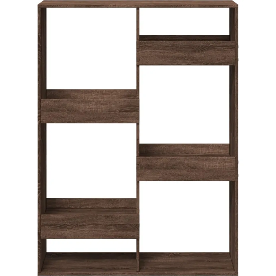 vidaXL Kamerscherm 100x33x135 cm bewerkt hout bruin eikenkleurig, foto 3