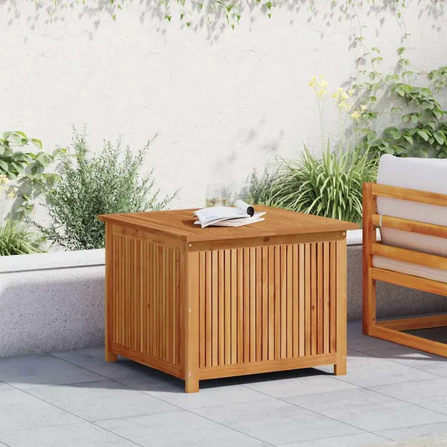vidaXL Tuinbox 75x75x58 cm massief acaciahout bruin, foto 2