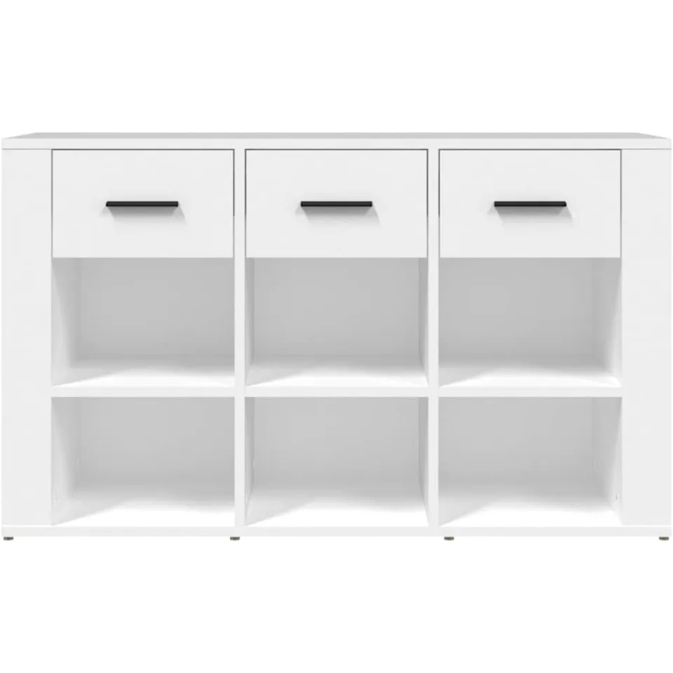 vidaXL Dressoir 100x30x59,5 cm bewerkt hout wit, foto 3