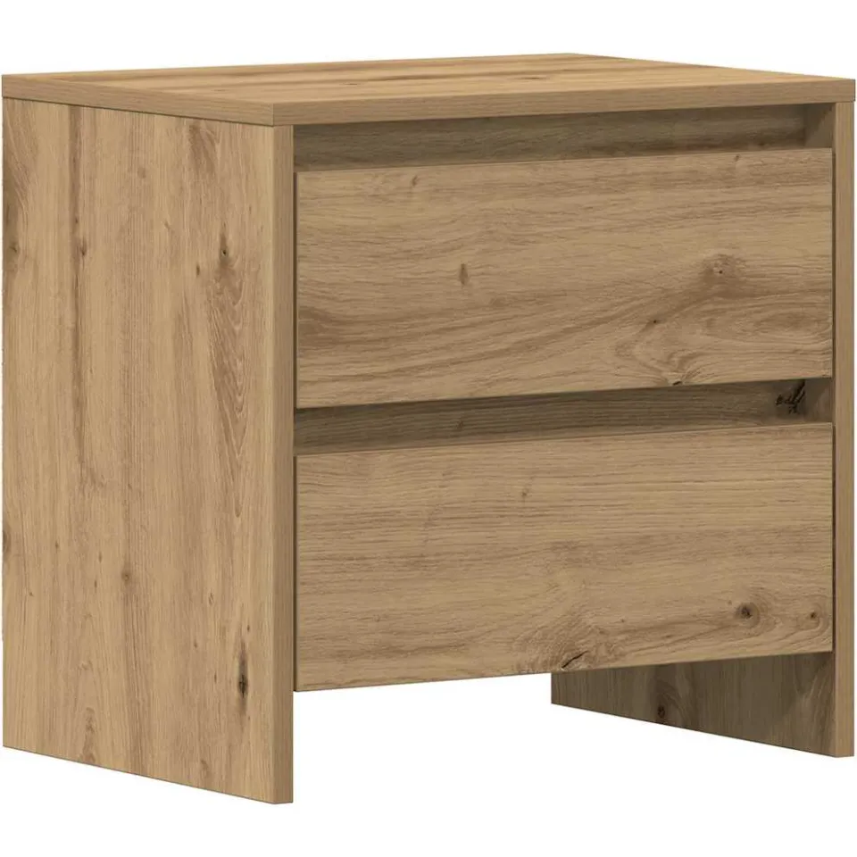 vidaXL Nachtkastje Artisan Eiken 45 x 34 x 44,5 cm Bewerkt hout, foto 3