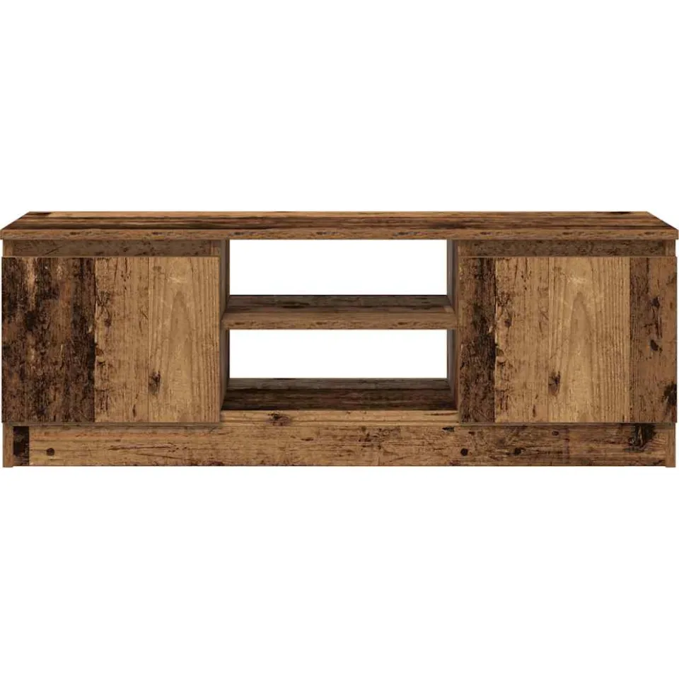 vidaXL Tv-meubel 102x30x36 cm bewerkt hout oud houtkleurig bruin, foto 4