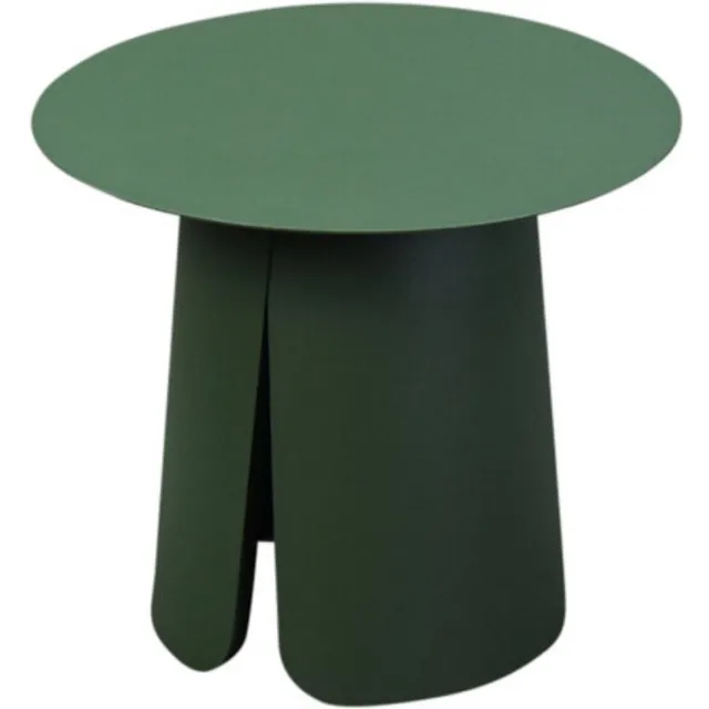 AVH-Collectie Barolo bijzettafel 45cm rond H39cm aluminium groen