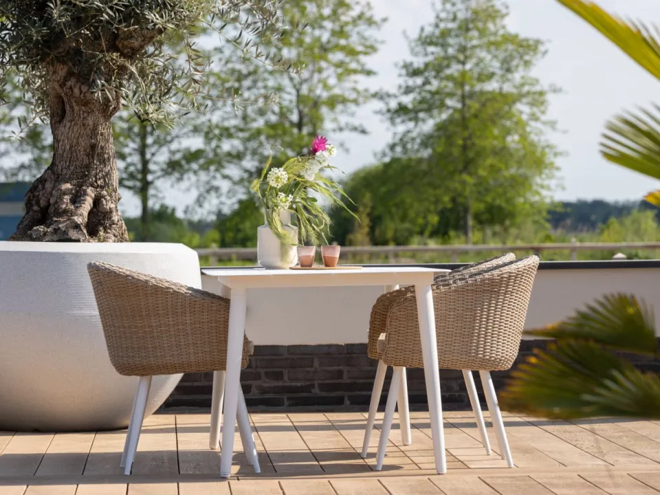 Manifesto Furniture Manifesto Sora dining tuintafel 160x90x74cm wit, foto 4