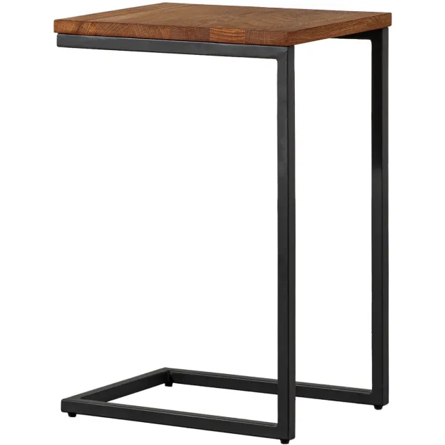 MASSIVMOEBEL24 .DE LOUNGE COLLECTION #06 bijzettafel blank geolied massief hout wilde eik 30x40x60 cm (BxTxH)