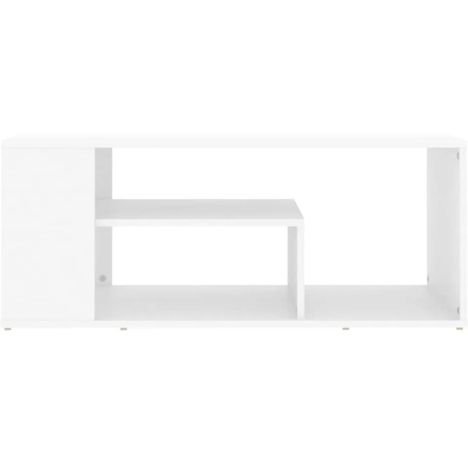 vidaXL Salontafel 100x50x40 cm bewerkt hout wit, foto 2