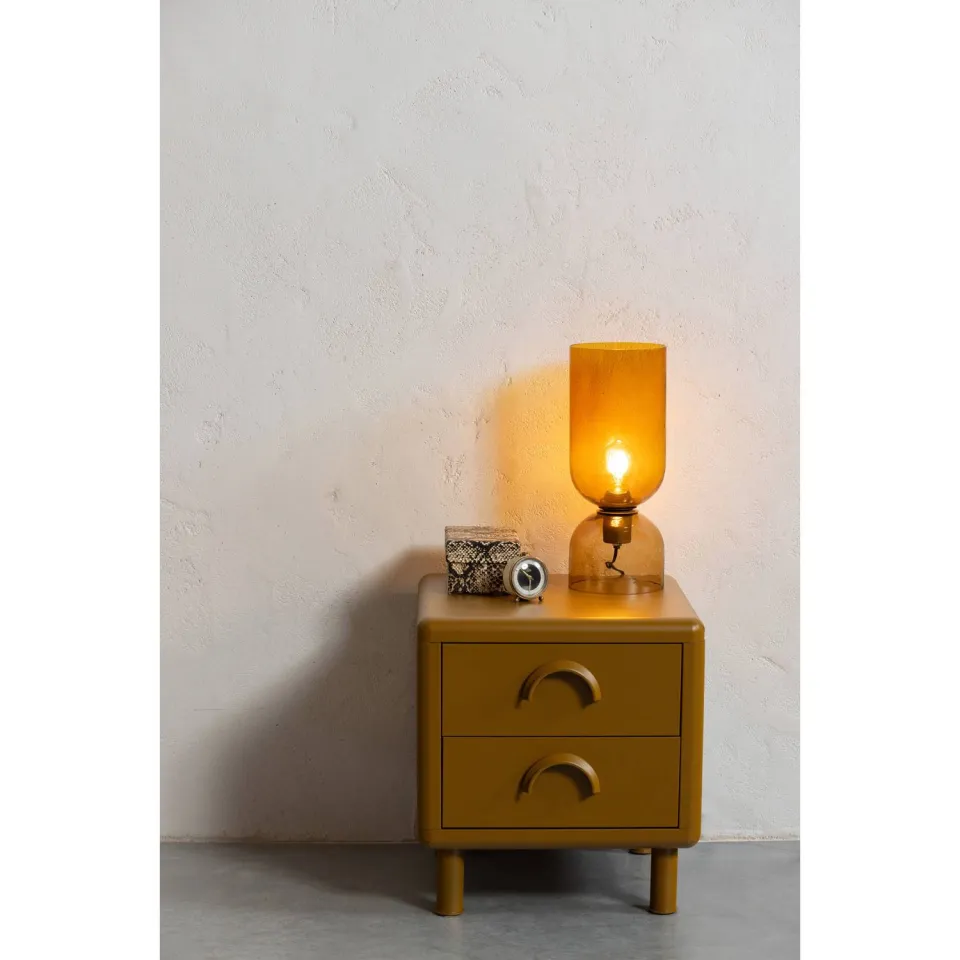 WOOOD Rune ladekast met 2 lades honinggeel honey yellow, foto 4