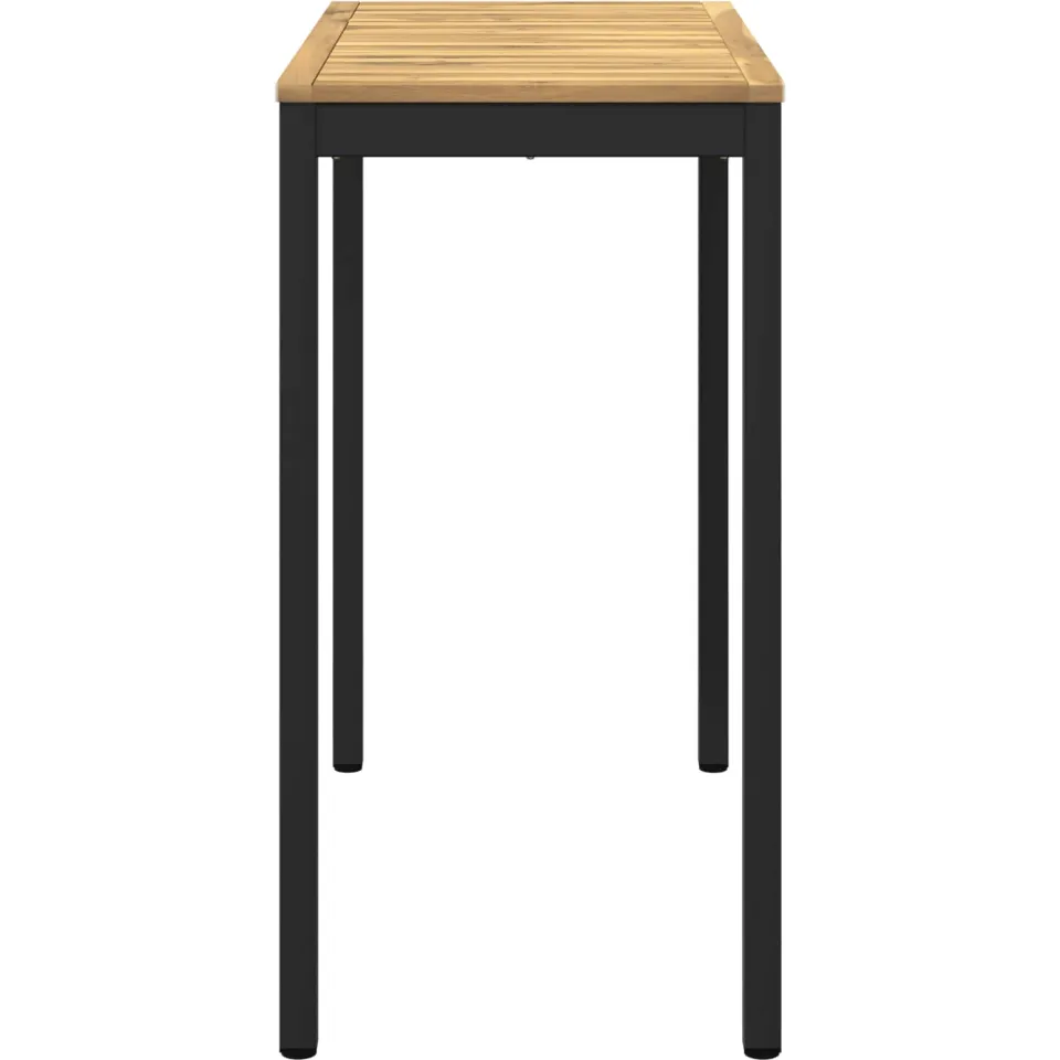 vidaXL Tuinbar Tafel NAARDEN Whitewash en zwart 108,5 x 55 x 105 cm, foto 4