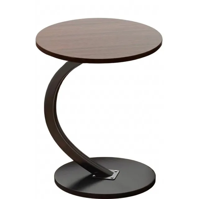 Imperatoris Salontafel - Geschikt voor Woonkamer, Thuiskantoor & Buiten - Stijlvolle Salon Tafel en Sidetable - Bruin en Zwart - 40 x 40 x 60 cm - van Imperatoris